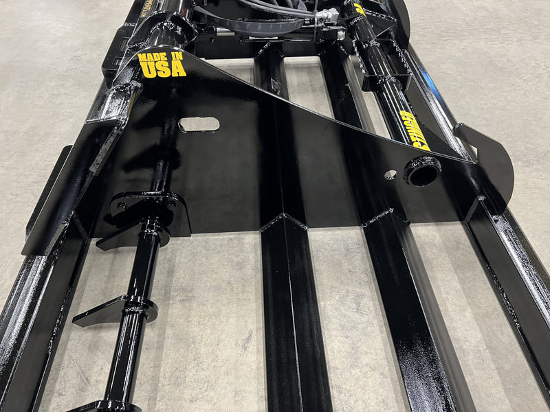 Side of Skid Steer Land Plane from Stinger Attachments