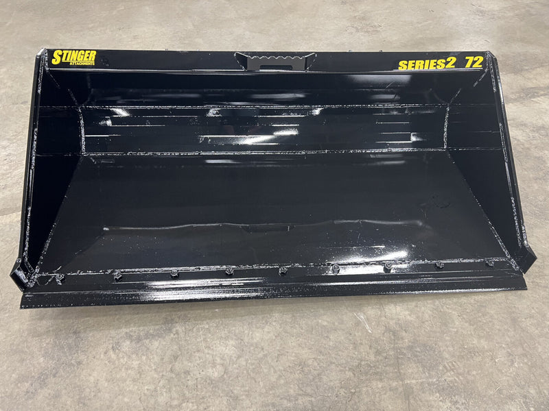 Skidsteer Material Bucket – Series 2 (MB2) from Stinger Attachments