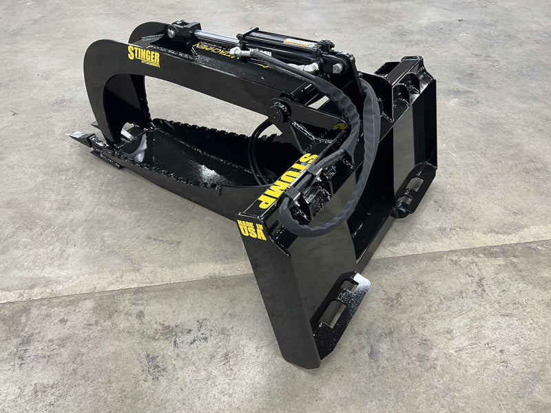 Skid Steer Stump Grapple (STG) from Stinger Attachments
