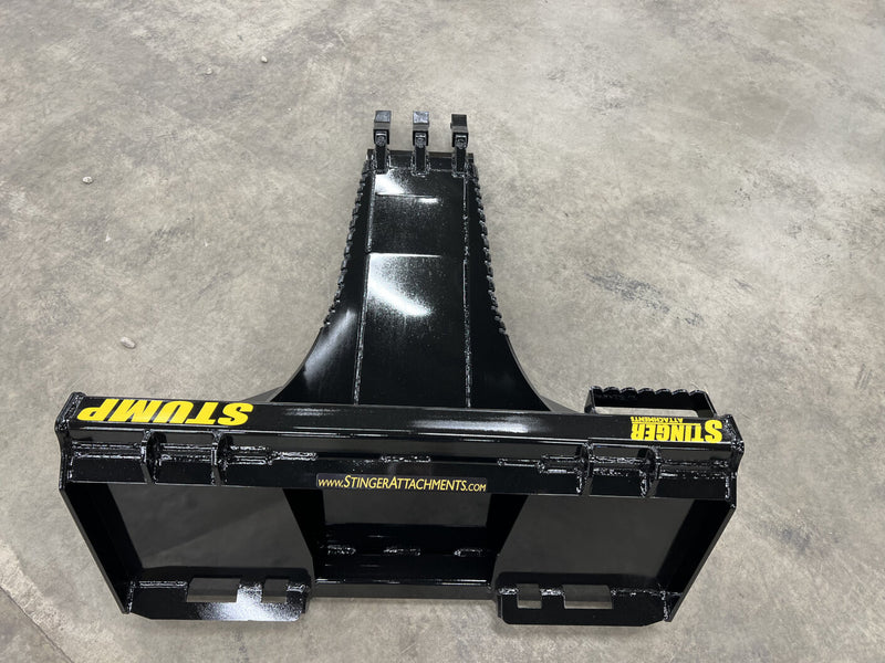 Skid Steer Stump Bucket (STB) from Stinger Attachments