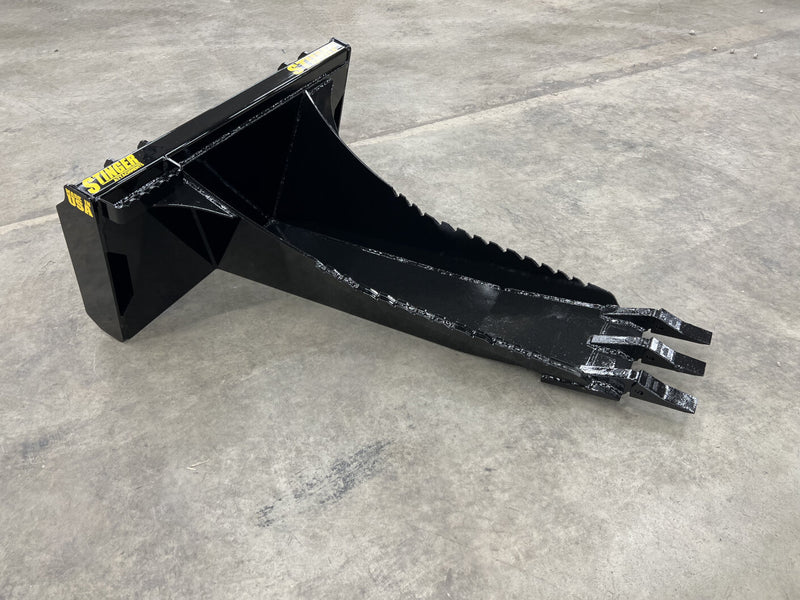 Skid Steer Stump Bucket (STB) from Stinger Attachments