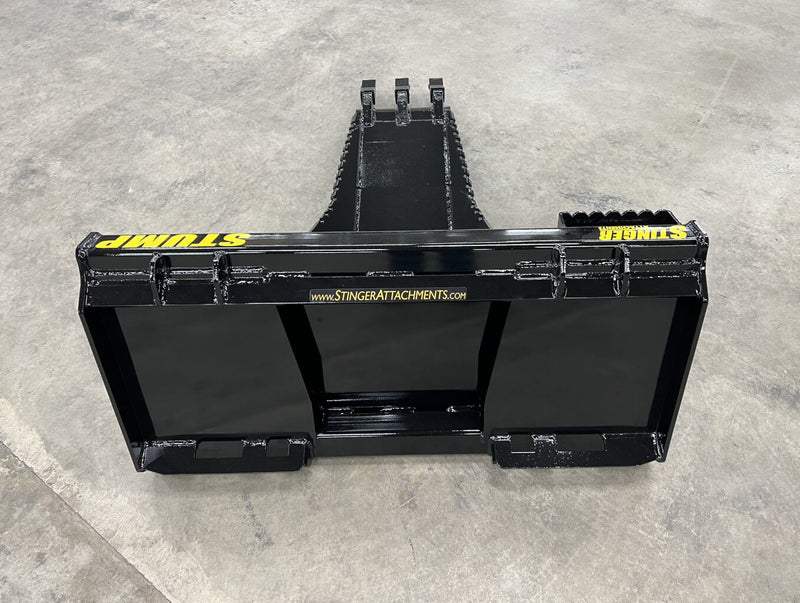 Skid Steer Stump Bucket (STB) from Stinger Attachments