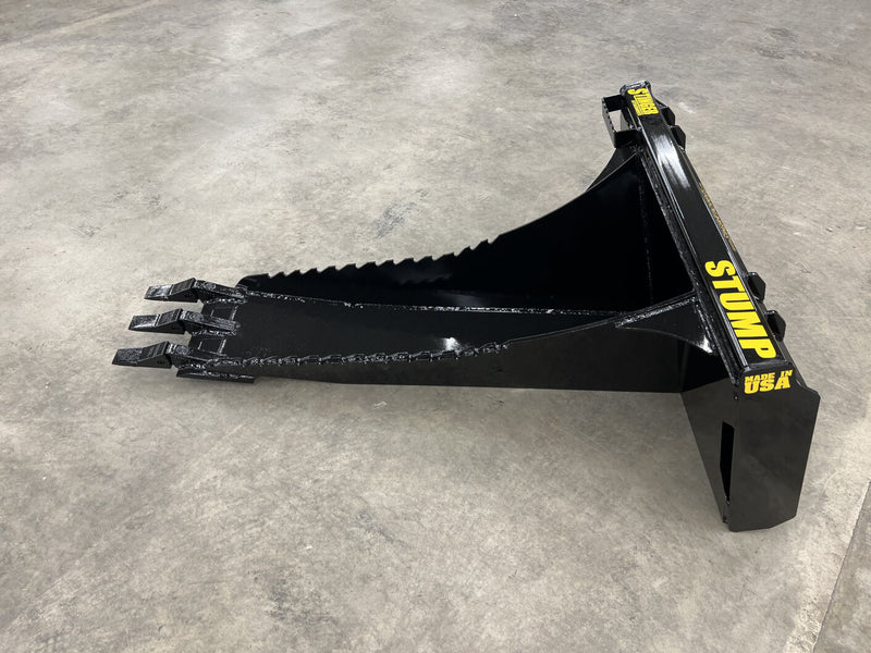 Skid Steer Stump Bucket (STB) from Stinger Attachments