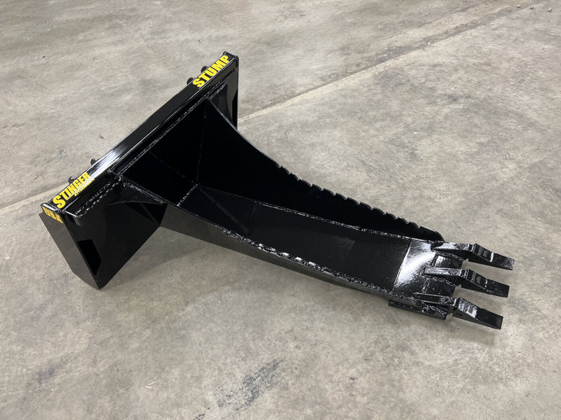 Skid Steer Stump Bucket (STB) from Stinger Attachments