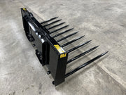 T76 Manure Spear Bucket with Made in USA Sticker