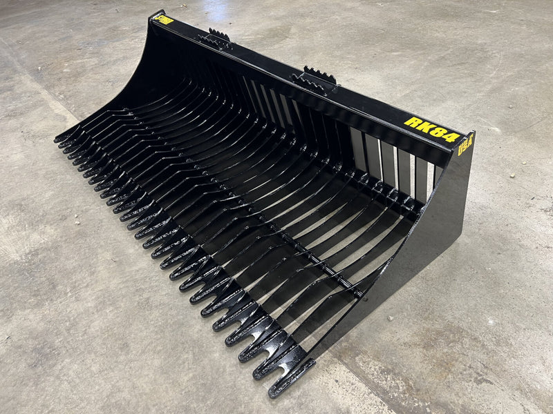 Skid Steer Rock Bucket (RK) from Stinger Attachments