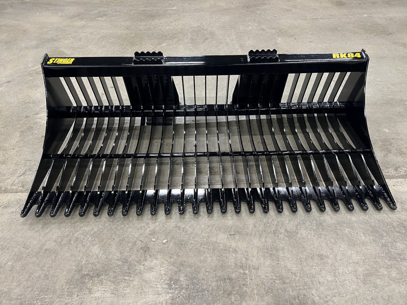 Skid Steer Rock Bucket (RK) from Stinger Attachments