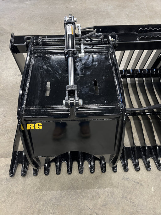 Skid Steer Rock Grapple Bucket (RG) from Stinger Attachments