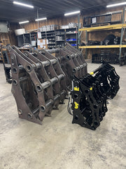 Clam Grapples in warehouse