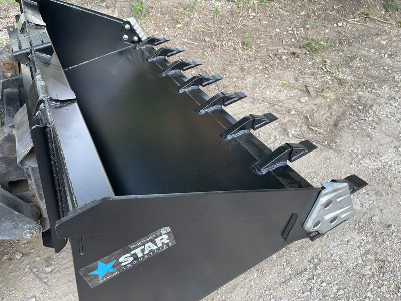 Fertilizer & Grain Skid Steer Bucket | 60"-84" | 20-41 Cu Ft | Star Industries