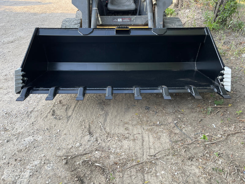 Low Profile Dirt Skid Steer Bucket | 60"-84" | 15-21 Cu Ft | Star Industries