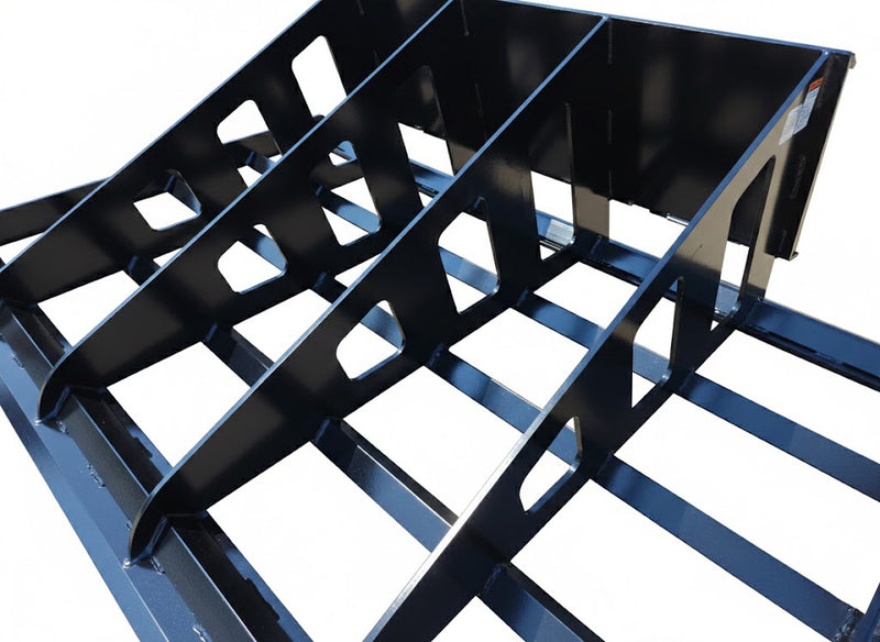 Side view of EIP Land Plane, highlighting robust frame and optimized blade geometry for gravel maintenance.