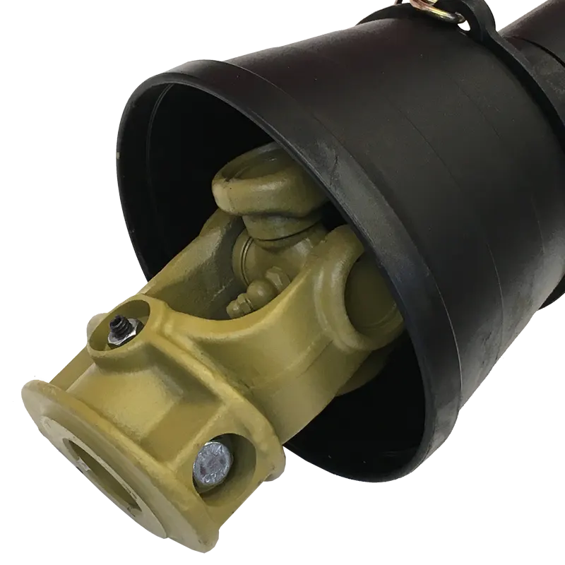 BEFCO MOLE post hole digger's enclosed driveline yoke, providing enhanced safety and protection from debris.