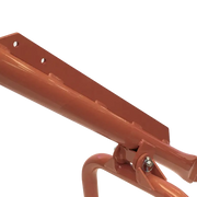 Close-up of BEFCO MOLE's reinforced boom, showcasing the durable steel construction for extended service life.