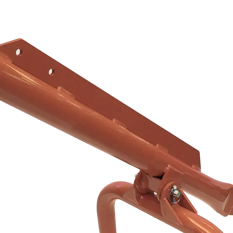 Close-up of BEFCO MOLE's reinforced boom, showcasing the durable steel construction for extended service life.