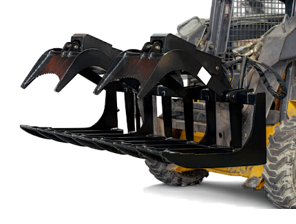 Root Grapple for Skid Steer | 66"-84" | Independent Hydraulics | Heavy-Duty Steel | Star Industries