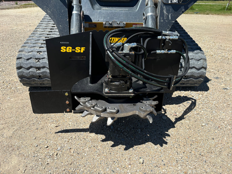 Skid Steer Stump Grinder from Stinger Attachments