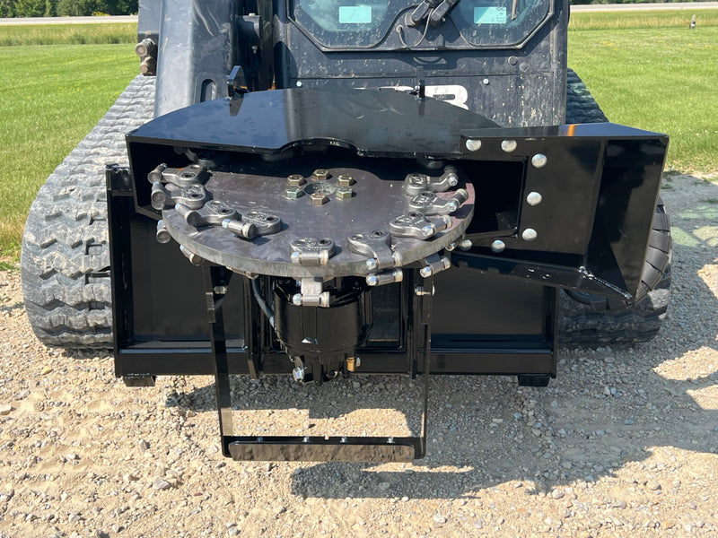 Stump Grinder for Skid Steer | 25" Cutting Wheel | Cuts 8" Below Grade | Stinger Attachments