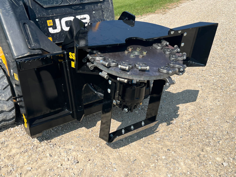 Stump Grinder for Skid Steer | 25" Cutting Wheel | Cuts 8" Below Grade | Stinger Attachments