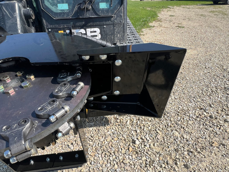 Stump Grinder for Skid Steer | 25" Cutting Wheel | Cuts 8" Below Grade | Stinger Attachments