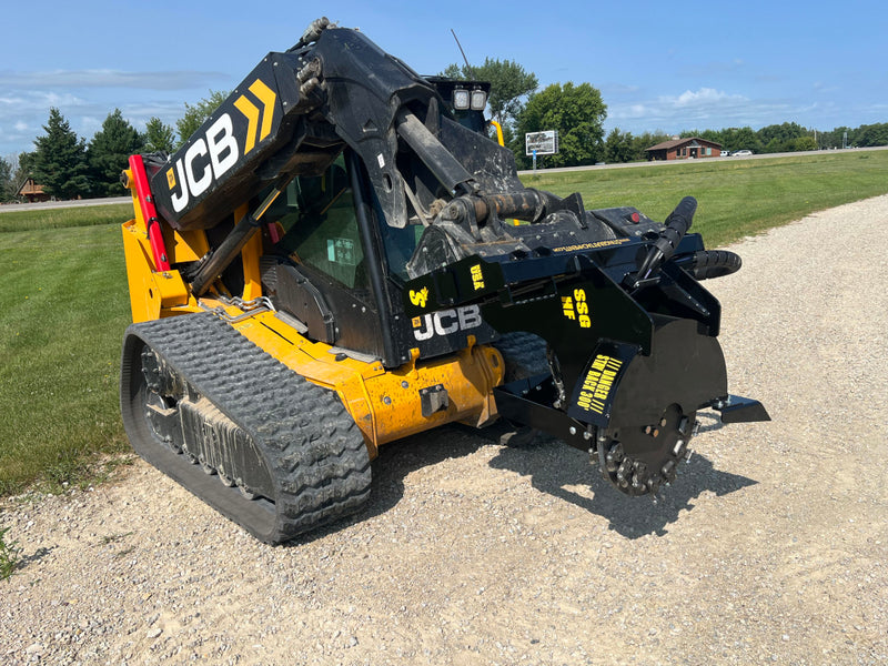 Stump Grinder for Skid Steer | 25" Cutting Wheel | Cuts 8" Below Grade | Stinger Attachments