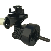 Close-up of BEFCO TURBO-HOP 301 gearbox, highlighting black cast steel construction.