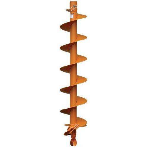 8" x 30" Auger Bit for Skid Steer | Heavy-Duty Steel | Heat-Treated Edges | Brave