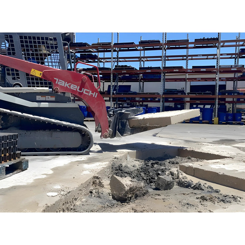 Concrete Slab Bucket for Skid Steer | Reinforced Steel | Open-Rib Design | Star Industries