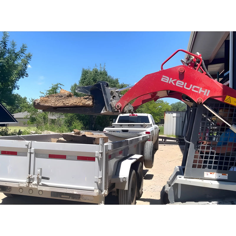 Concrete Slab Bucket for Skid Steer | Reinforced Steel | Open-Rib Design | Star Industries