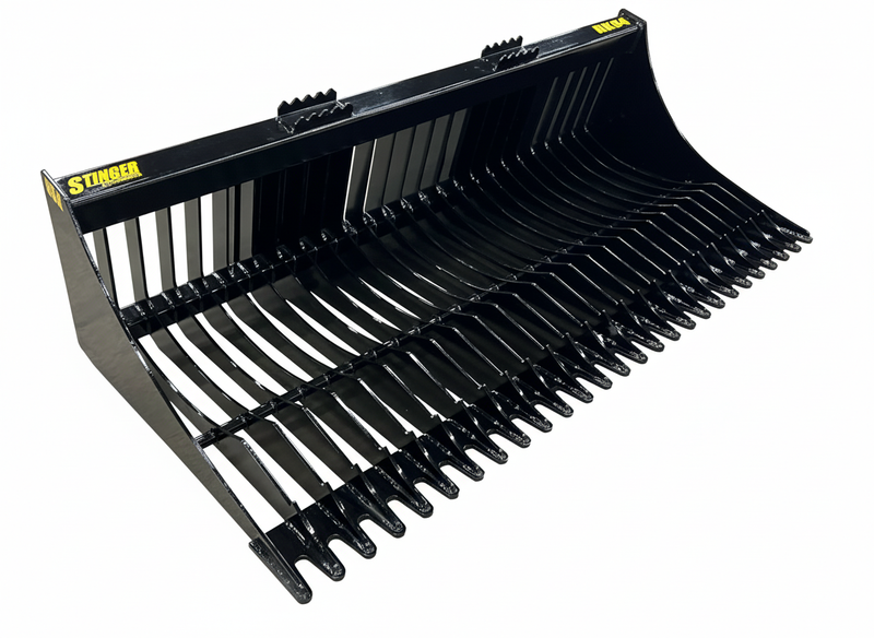 Tractor Rock Bucket from Stinger Attachments