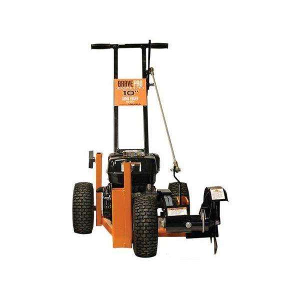 Brave Pro Edge Scaper for Walk-Behind Edging | 10" Blade | Honda GX-160 Engine | Brave
