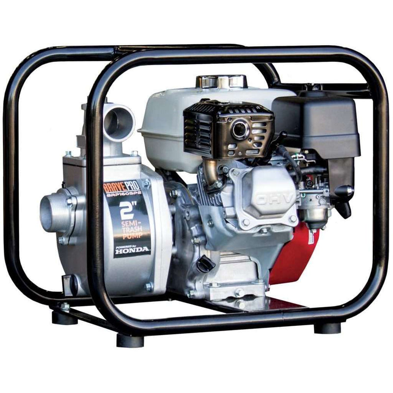 3 Inch Semi-Trash Water Pump for Dewatering | 147 GPM | 5.5 HP Honda | Brave