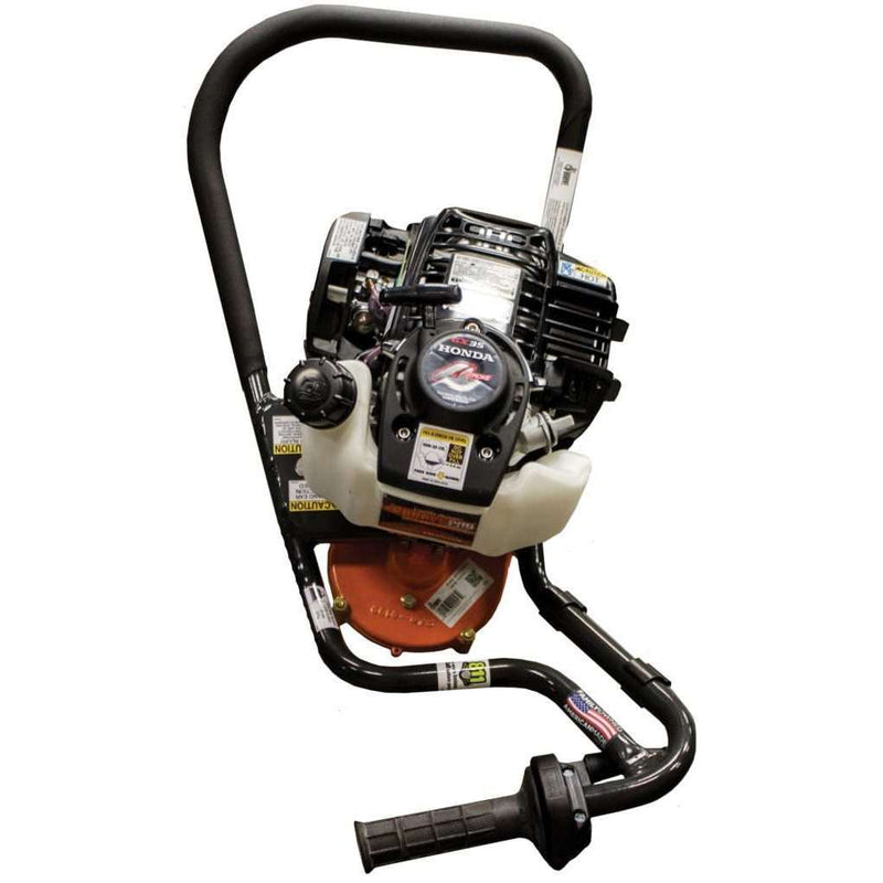 BravePro One Man Earth Auger for Ground Drilling | 2-8 Inch Capacity | 51 ft-lbs Torque | Honda GX35 Engine | Brave