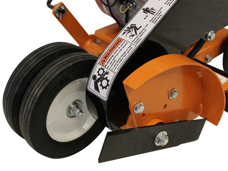 BravePro 10" Lawn Edger for Commercial Landscaping | Honda GX120 | Double-Sided Blade | Brave