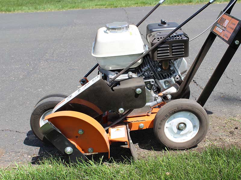 BravePro 10" Lawn Edger for Commercial Landscaping | Honda GX120 | Double-Sided Blade | Brave