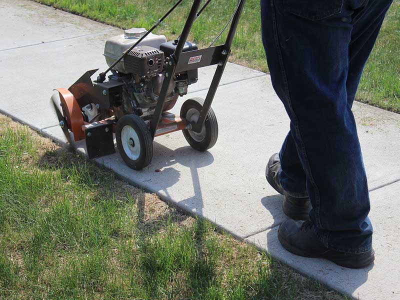 BravePro 10" Lawn Edger for Commercial Landscaping | Honda GX120 | Double-Sided Blade | Brave