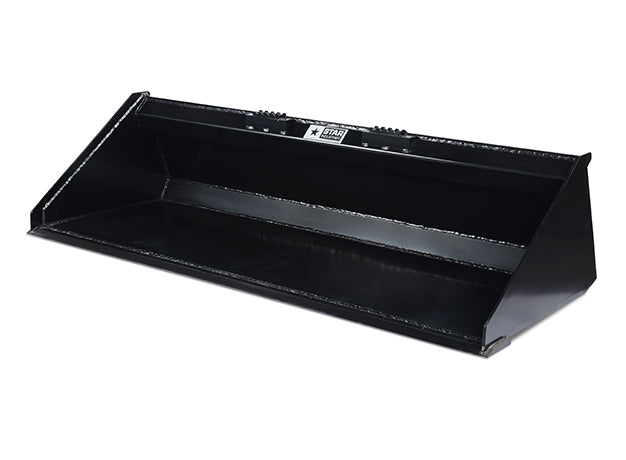 Snow & Light Material Skid Steer Bucket | 60"-84" | 22-38 Cu Ft | Star Industries