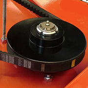 BEFCO CYCLONE C30 pulley system, featuring cast iron pulleys for enhanced durability and smooth operation.