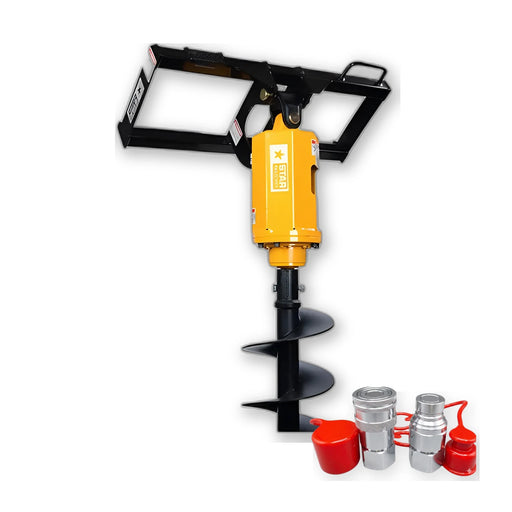 Includes quick-connect hydraulic couplers