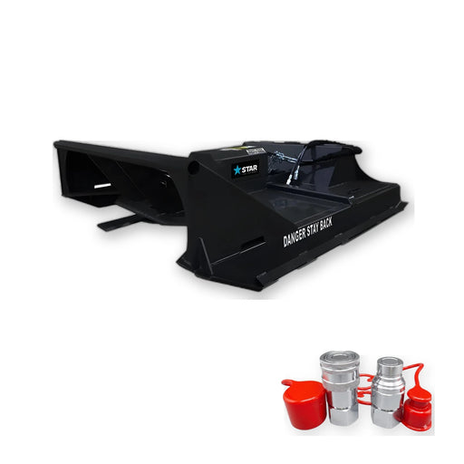 Includes quick-connect hydraulic couplers