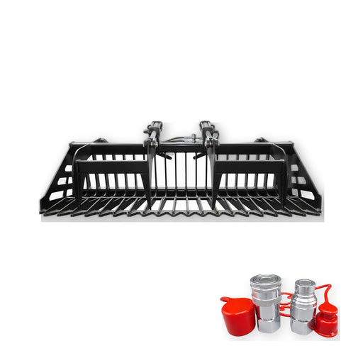Includes quick-connect hydraulic couplers