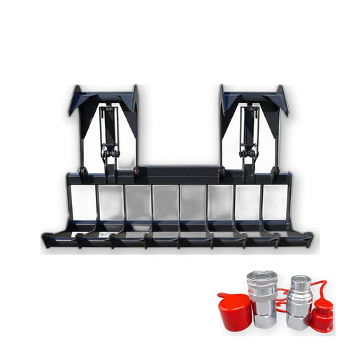 Includes quick-connect hydraulic couplers