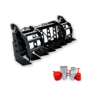 Includes quick-connect hydraulic couplers