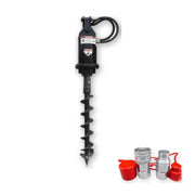 Includes quick-connect hydraulic couplers