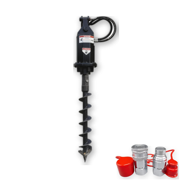 Includes quick-connect hydraulic couplers
