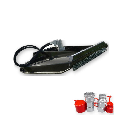 Includes quick-connect hydraulic couplers
