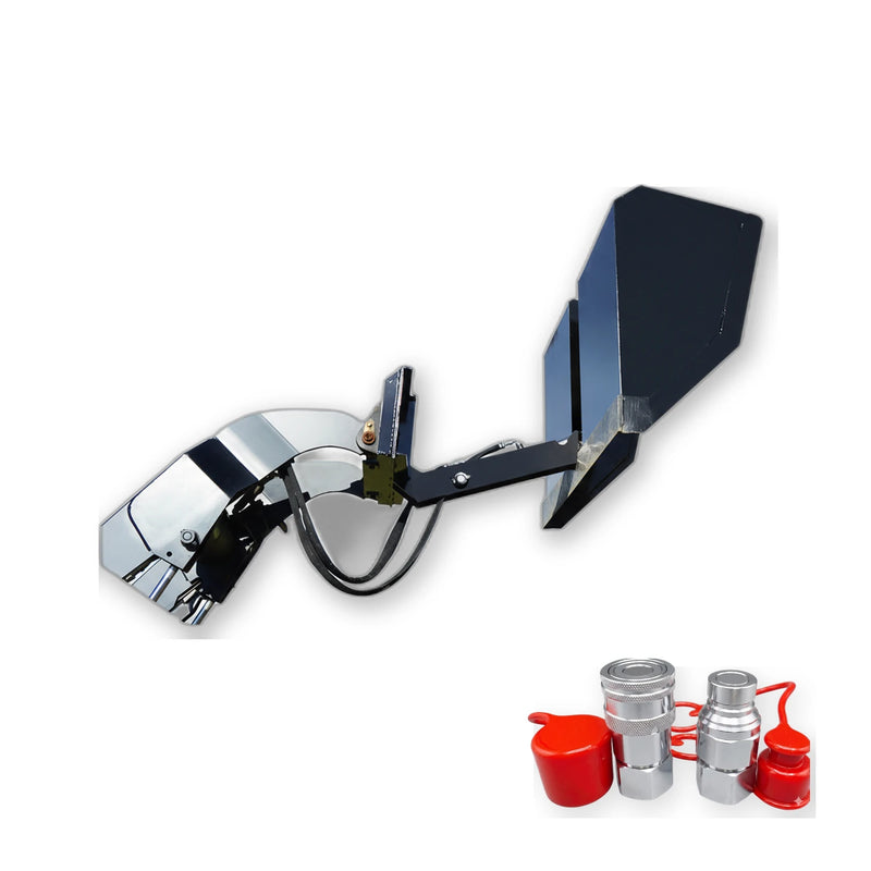 Includes quick-connect hydraulic couplers