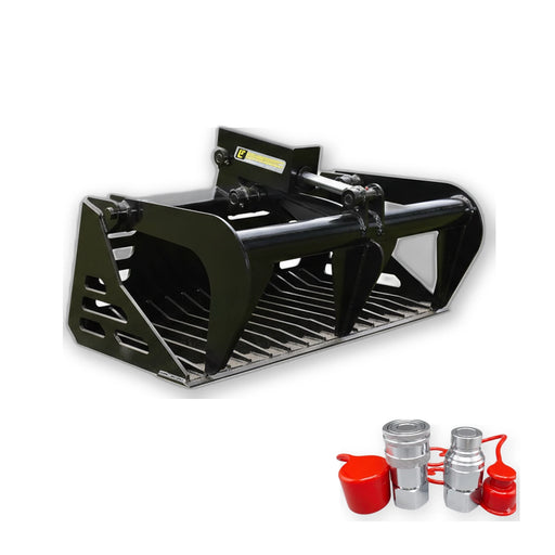 Includes quick-connect hydraulic couplers