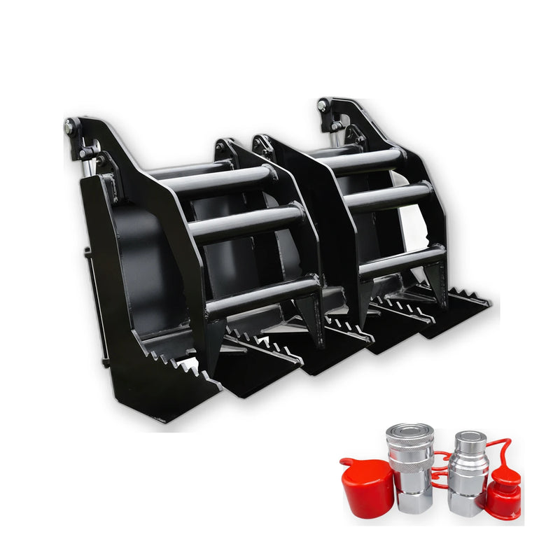 Includes quick-connect hydraulic couplers