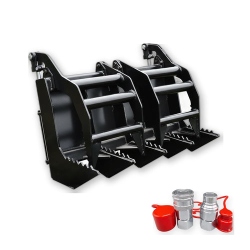 Includes quick-connect hydraulic couplers